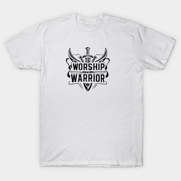 worship warrior T-Shirt by Risen_prints